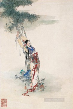 Hu yefo 2 伝統的な中国 Oil Paintings